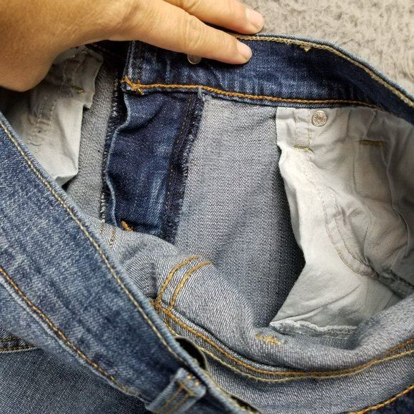 Levis Jeans Womens 4 515 Medium Wash Stretch Mid Rise Bootcut - Picture 11 of 16